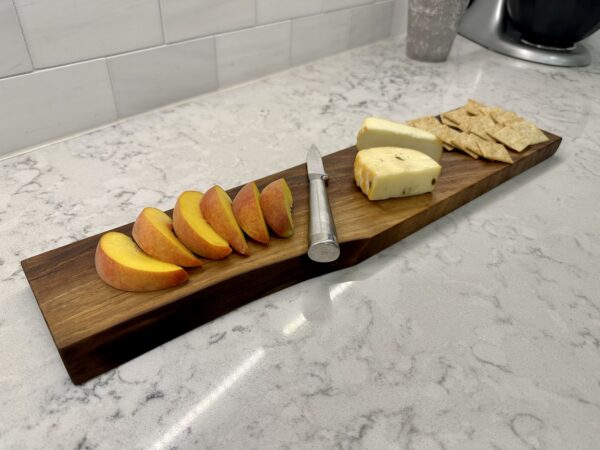 Live edge walnut charcuterie serving board - Image 5
