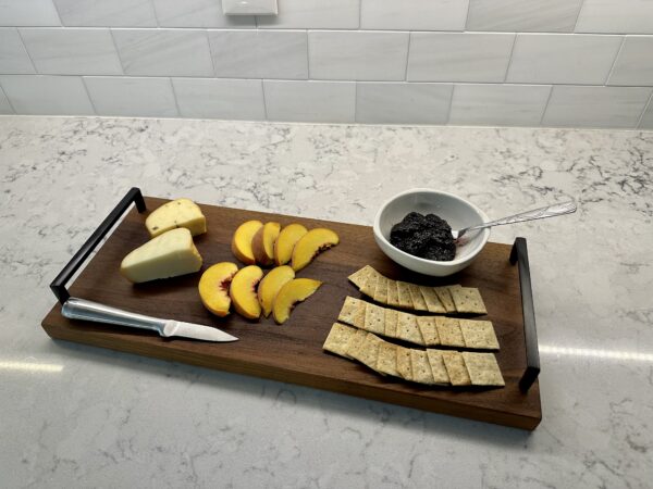 Walnut Charcuterie Board with Handles - Image 4