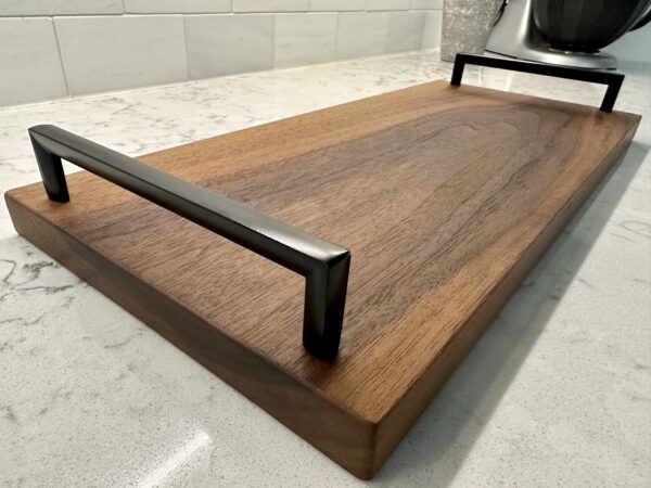 Walnut Charcuterie Board with Handles - Image 5