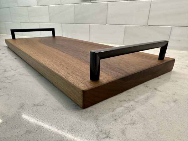 Walnut Charcuterie Board with Handles - Image 6