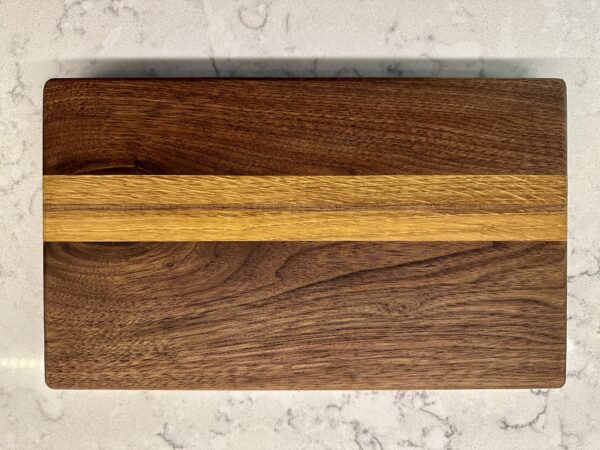 Walnut and White Oak Chopping Board - Image 7